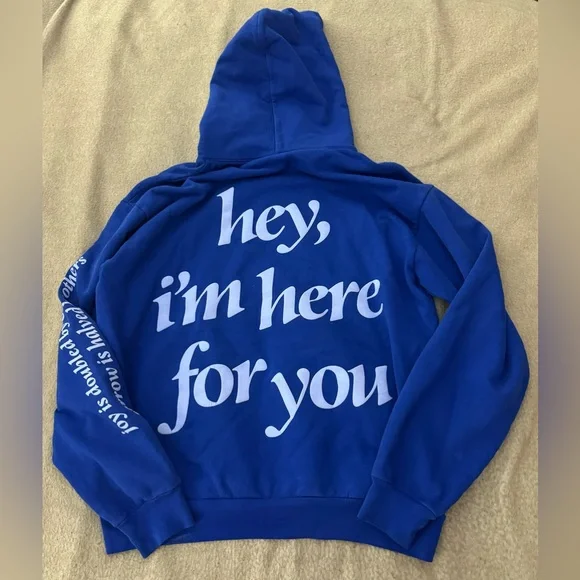 Harry Hudson Merch Hihfy Blue Hoodie Men Size Large RARE - Picture 8 of 8